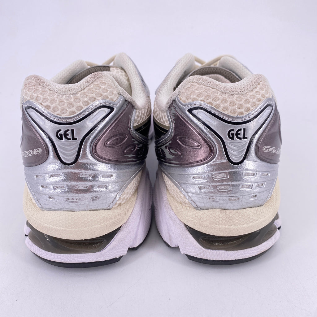 Asics Gel-Kayano 14 "Cream Black Metallic Plum" 2023 Used Size 7.5