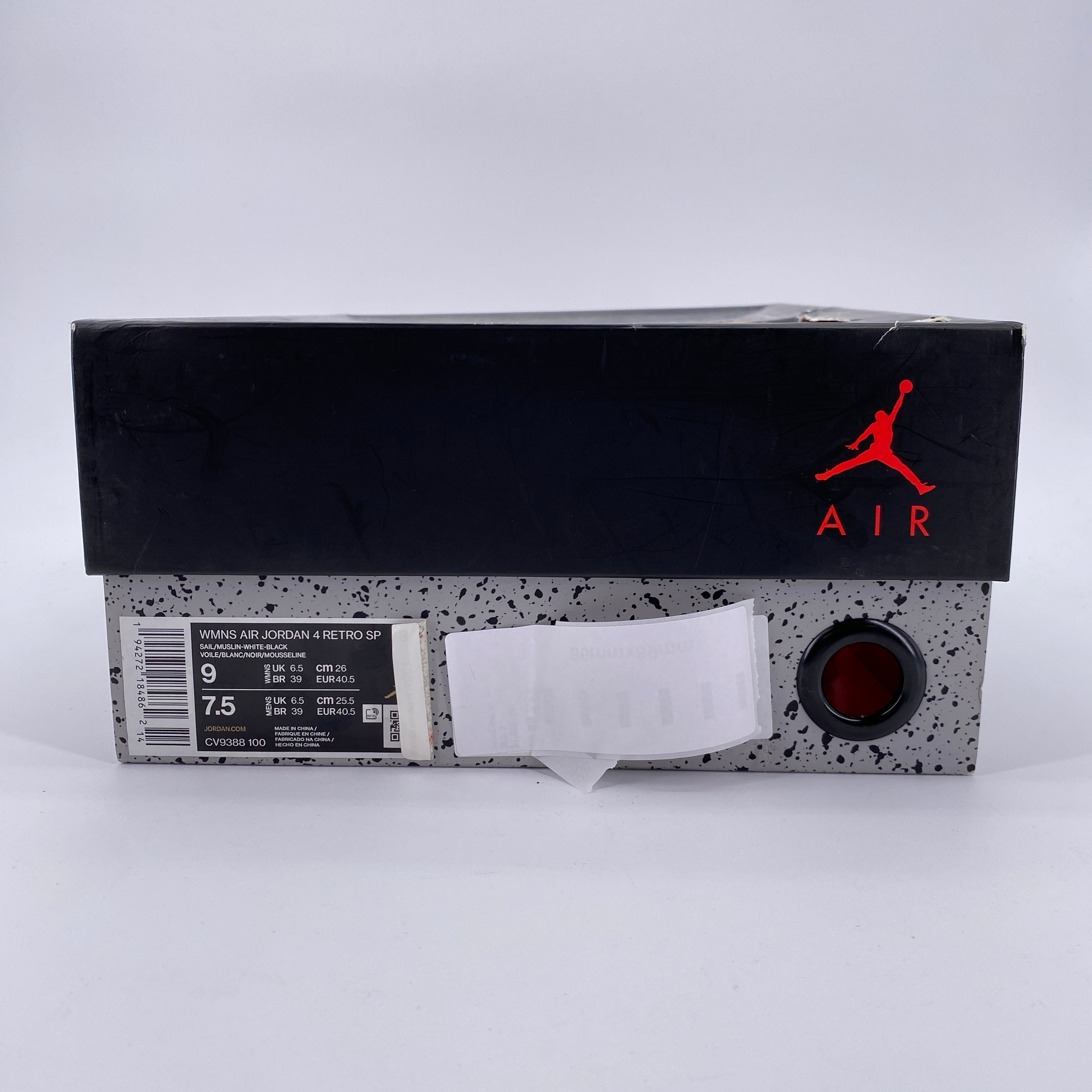 Air Jordan (W) 4 Retro &quot;Ow Sail&quot; 2020 New Size 9W