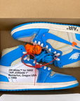 Air Jordan 1 Retro High OG "Off White Unc" 2018 Used Size 7