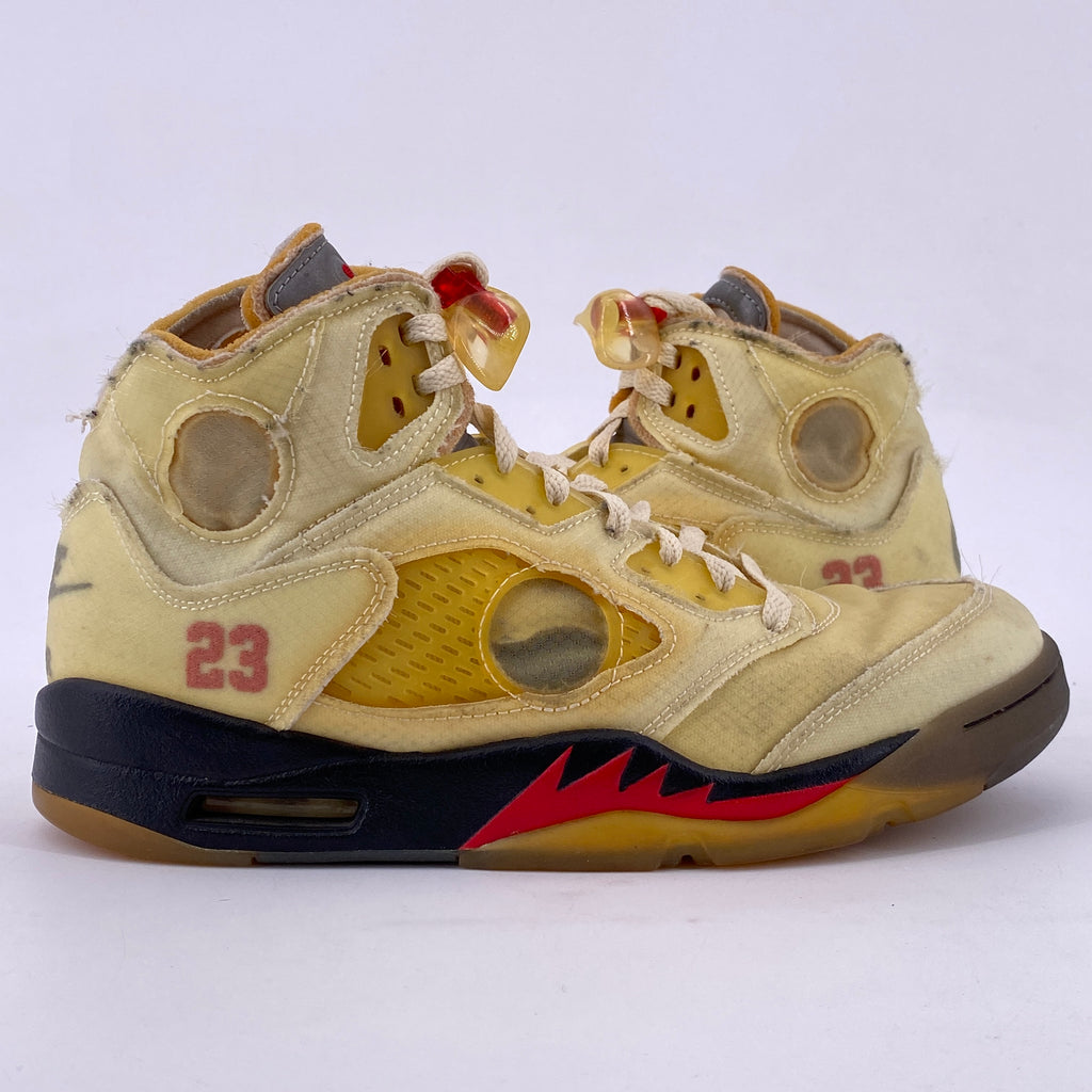 Air Jordan 5 Retro "Ow Sail" 2020 Used Size 9.5