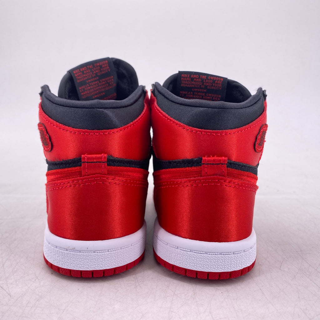 Air Jordan (TD) 1 Retro High OG "Satin Bred" 2023 New Size 8C