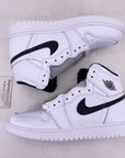 Air Jordan (GS) 1 Retro High OG "Ying Yang White" 2016 New Size 5.5Y