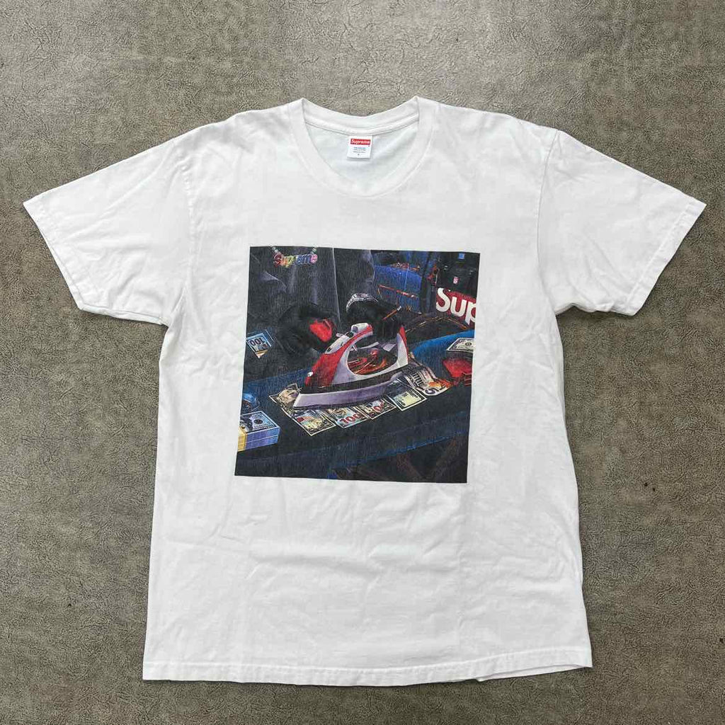 Supreme T-Shirt "GAS" White Used Size L