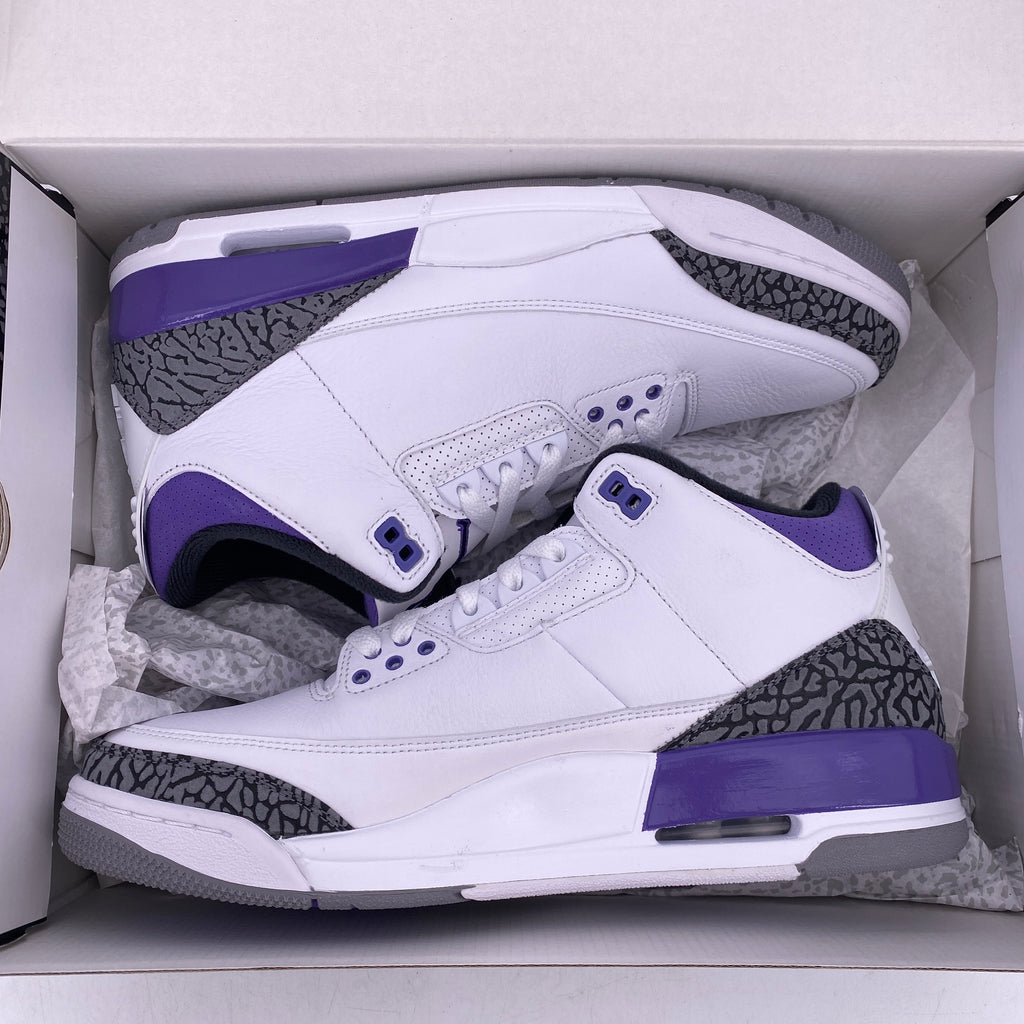 Air Jordan 3 Retro "Dark Iris" 2022 New Size 11