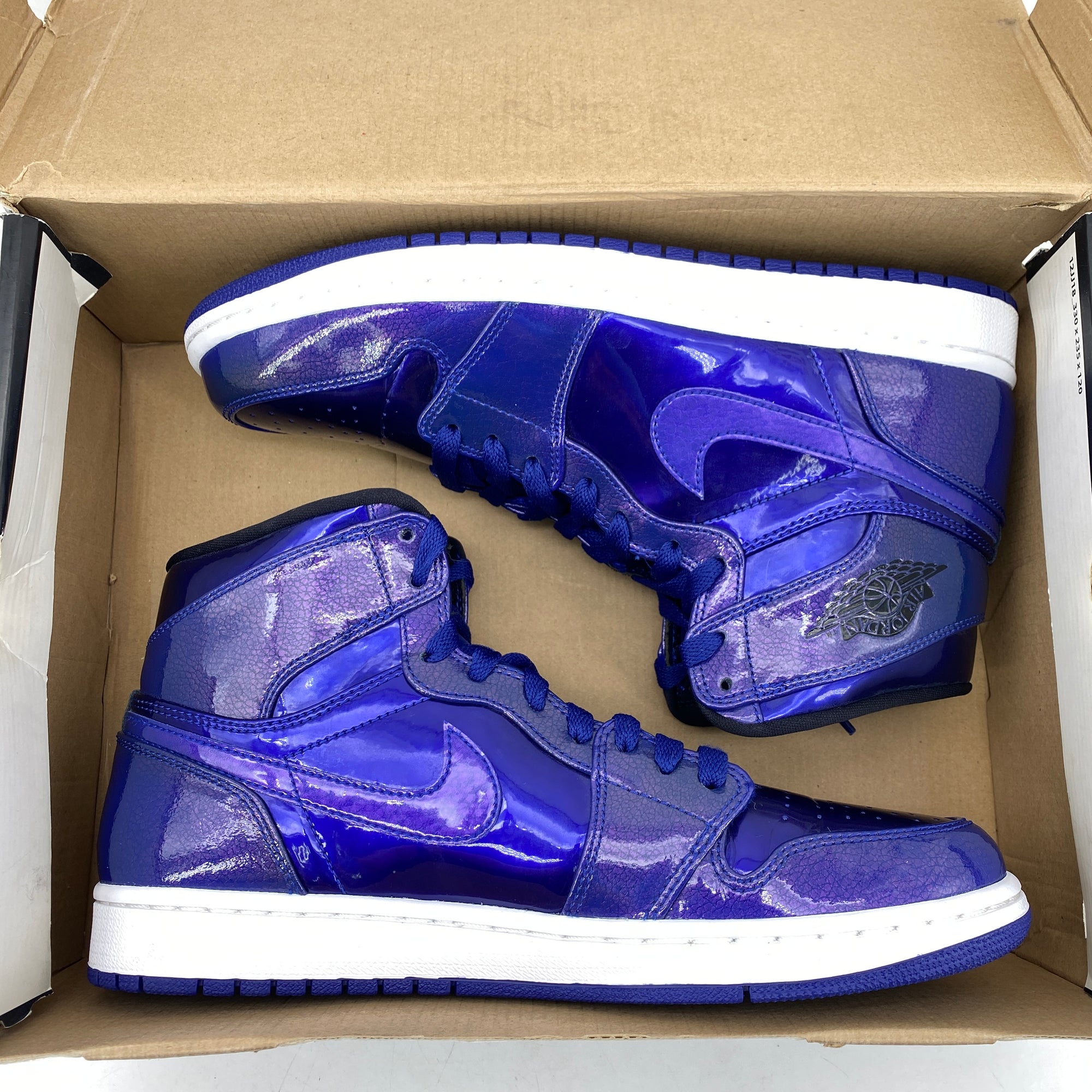 Air Jordan 1 Retro &quot;Deep Royal&quot; 2016 Used Size 9.5