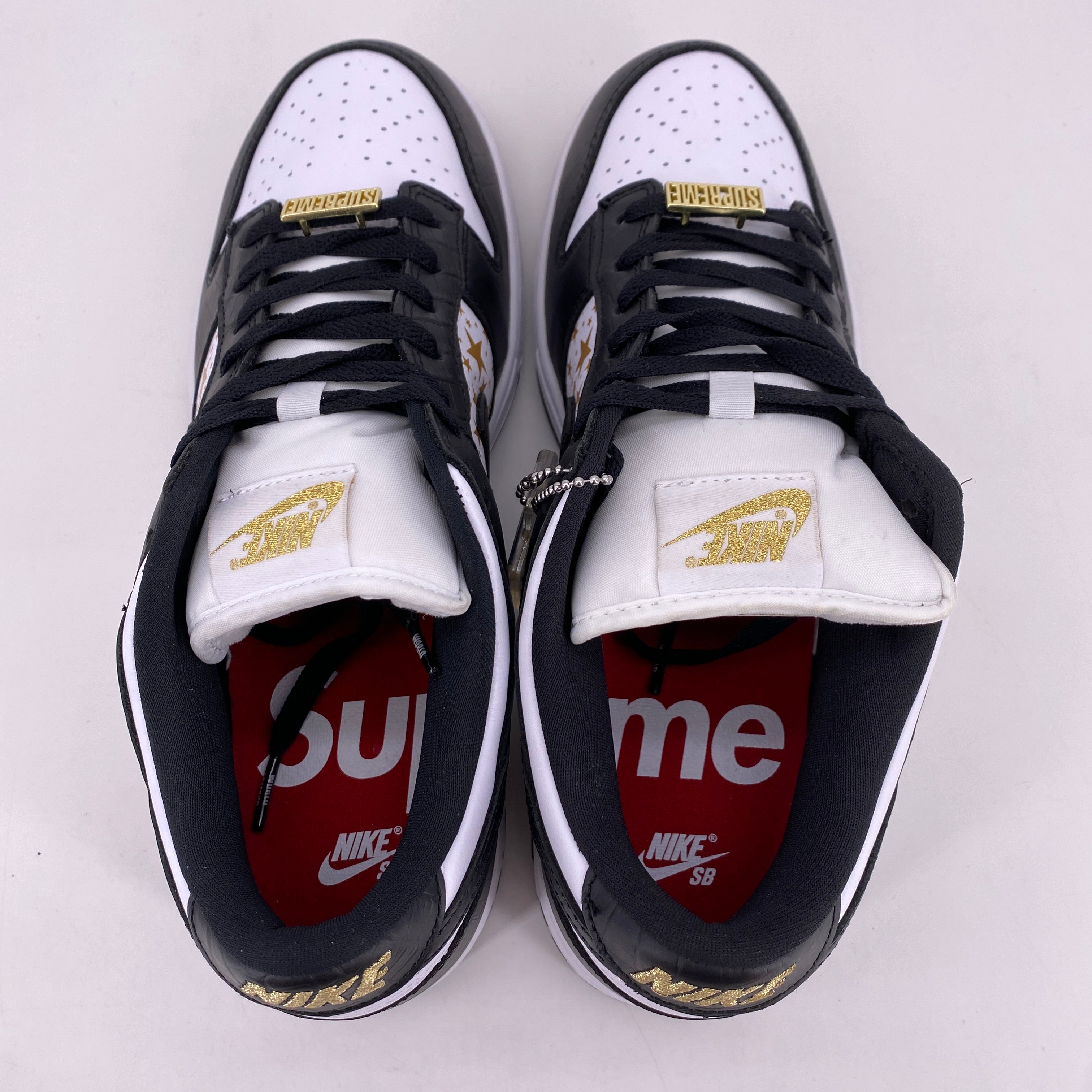 Nike SB Dunk Low OG QS &quot;Supreme Black&quot; 2021 New Size 9.5