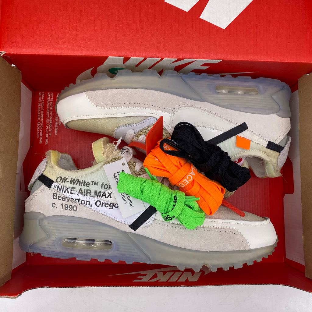Nike Air Max 90 "The 10: Off-White" 2017 New Size 8.5