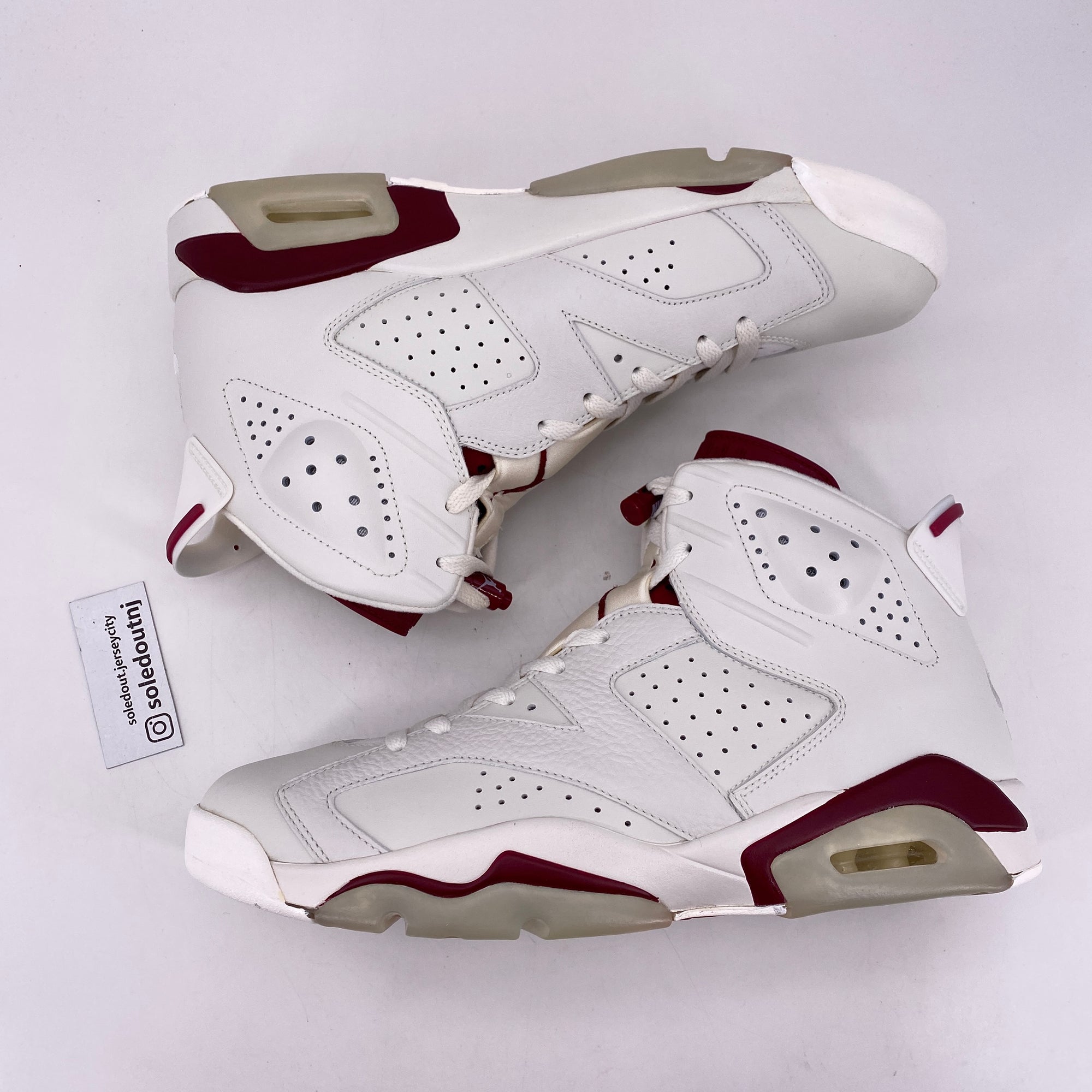 Air Jordan 6 Retro &quot;Maroon&quot; 2015 Used Size 12