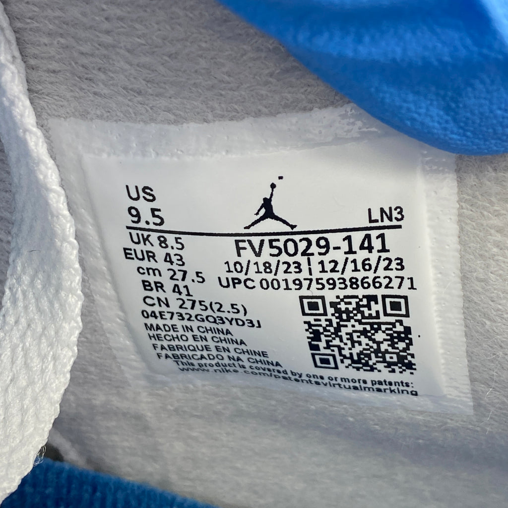 Air Jordan 4 Retro "Military Blue" 2024 New Size 9.5