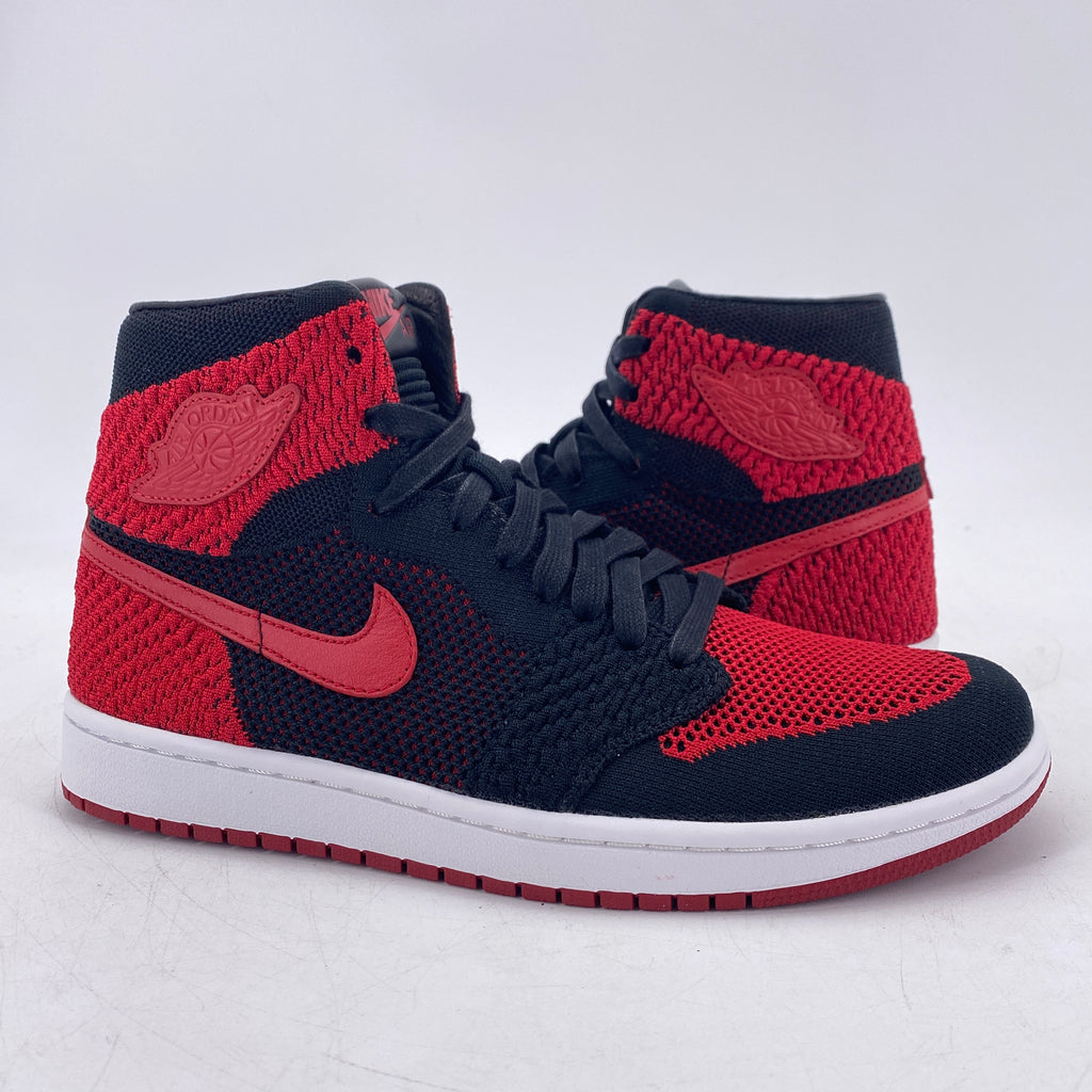 Air Jordan 1 Retro HI Flyknit "Bred" 2017 New Size 8.5