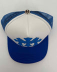 Chrome Hearts Trucker Hat "CEMETERY" New Blue Size OS