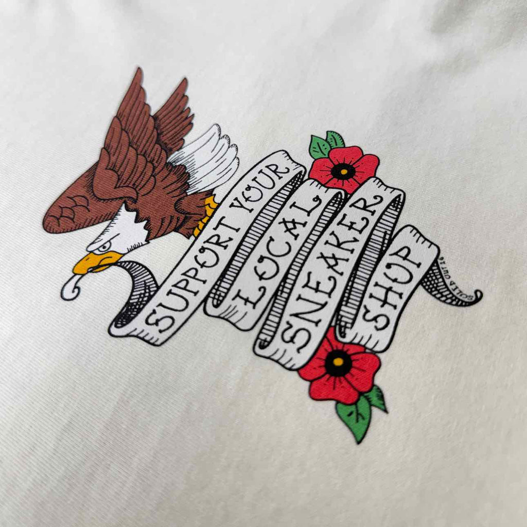 Soled Out T-Shirt "LOCAL ONLINE" Cream New Size S