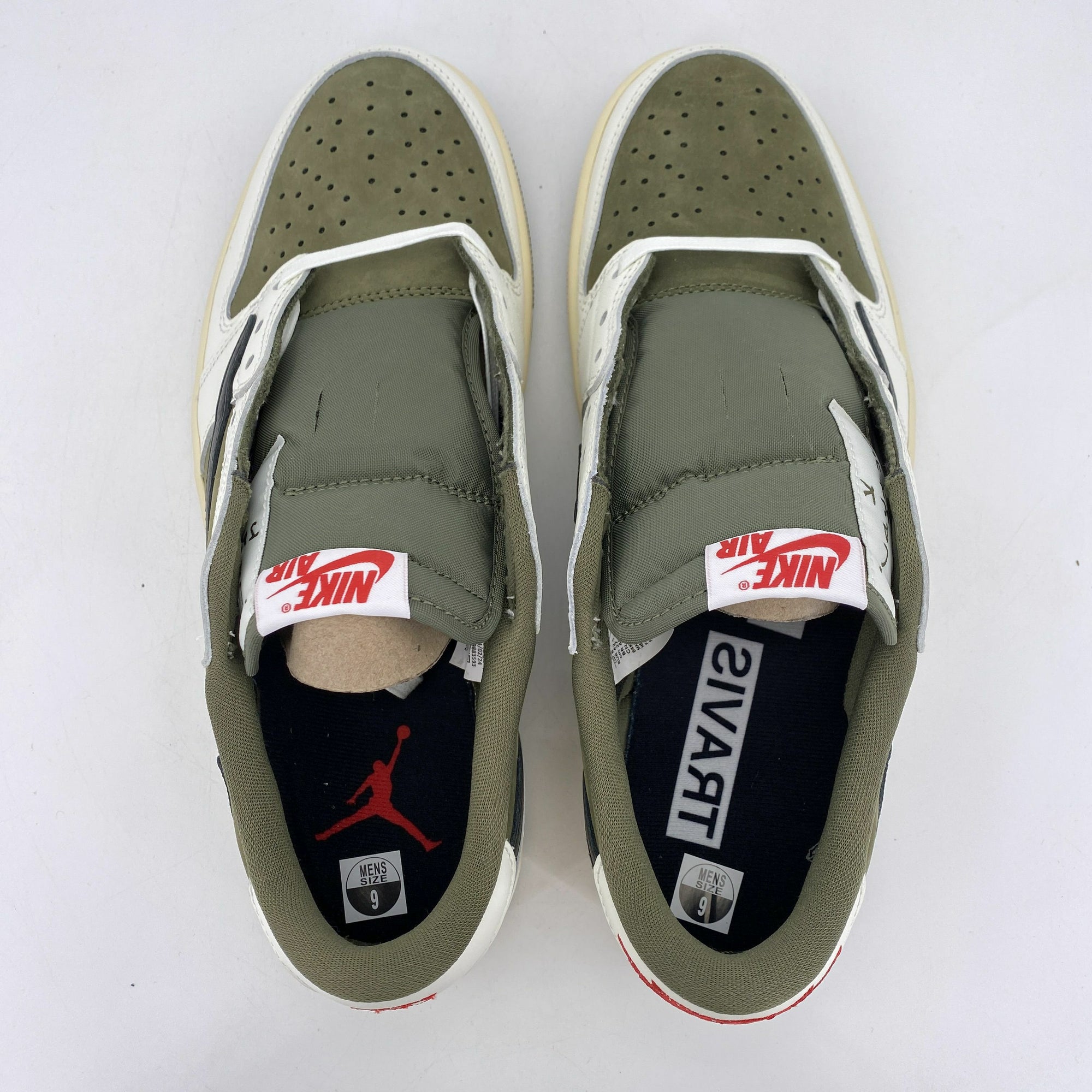 Air Jordan 1 Low OG SP &quot;Travis Scott Medium Olive&quot; 2024 New Size 9