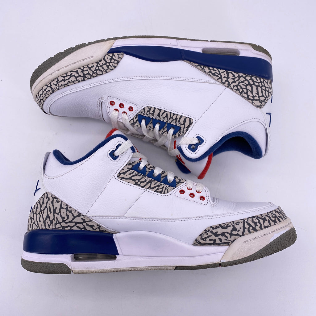 Air Jordan 3 Retro "True Blue" 2016 Used Size 10.5