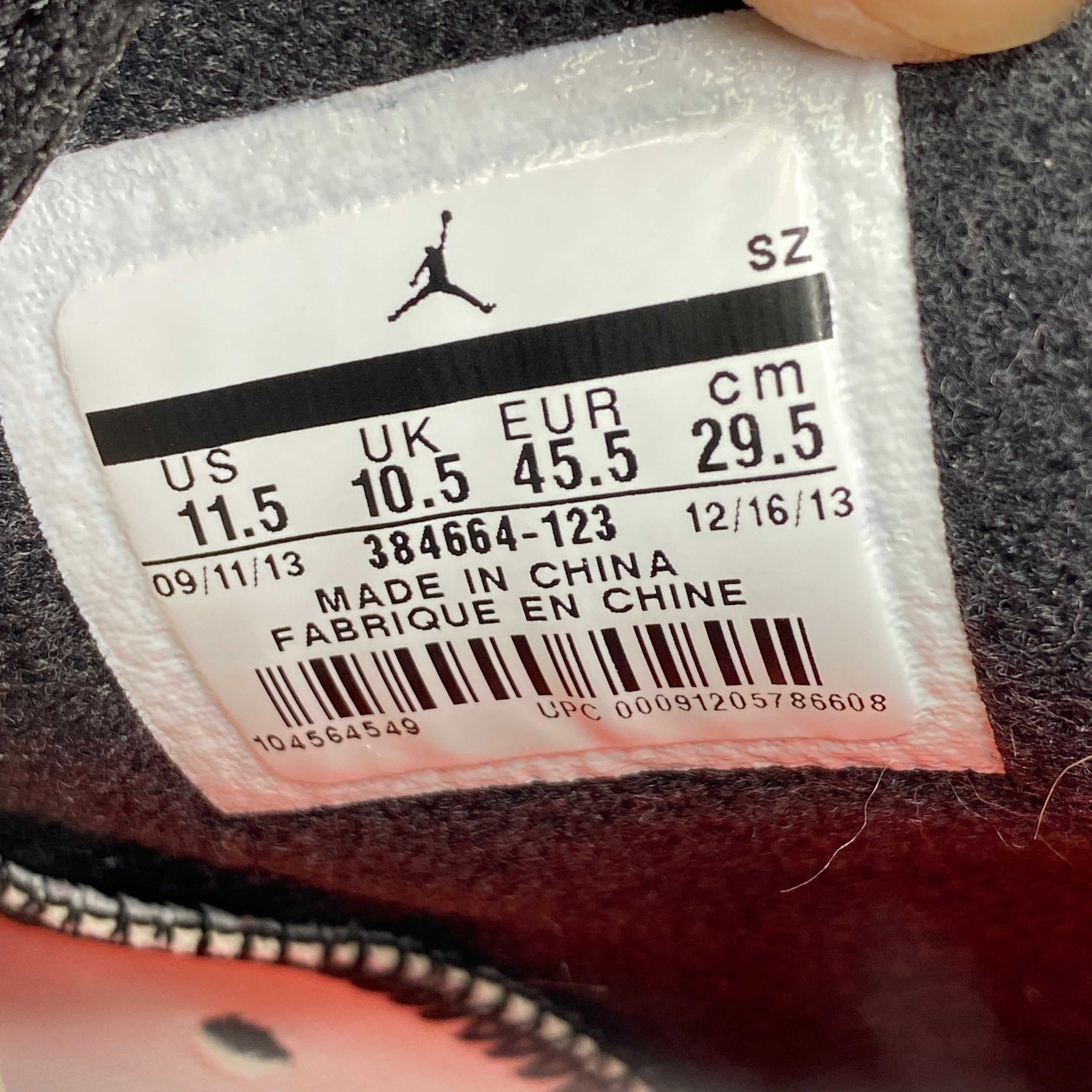 Air Jordan 6 Retro &quot;White Infrared&quot; 2014 New Size 11.5
