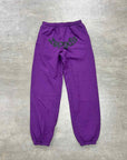Sp5der Sweatpants "CLASSIC" Purple New Size M