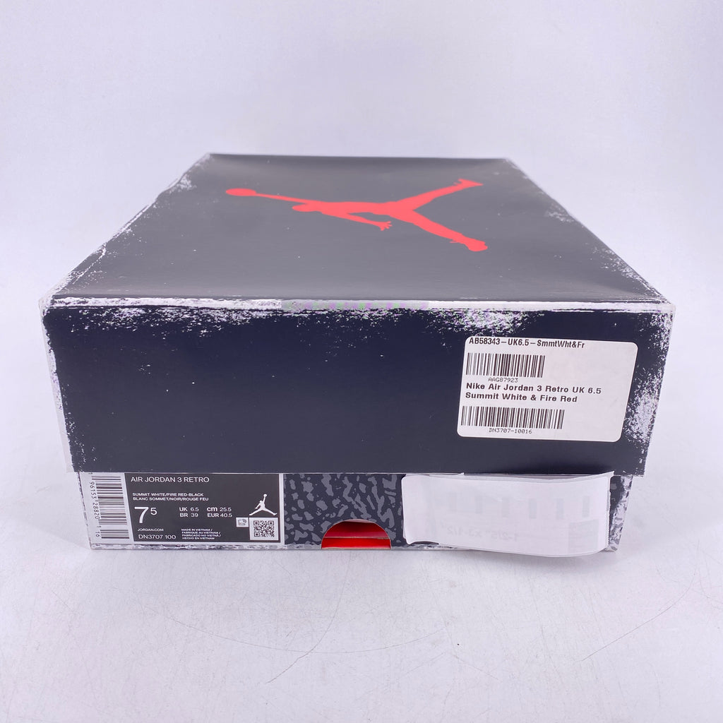Air Jordan 3 Retro "White Cement Reimagined" 2023 New Size 7.5