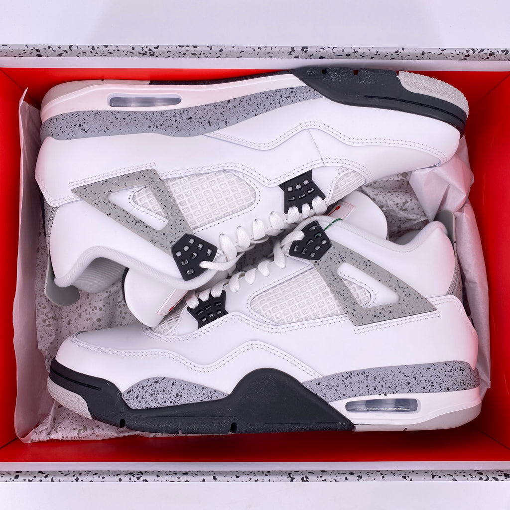 Air Jordan 4 Retro "White Cement" 2025 New Size 11