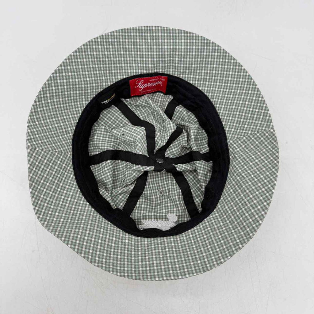 Supreme Bucket Hat "CORDURA PLAID" 2025 New Green Size M/L