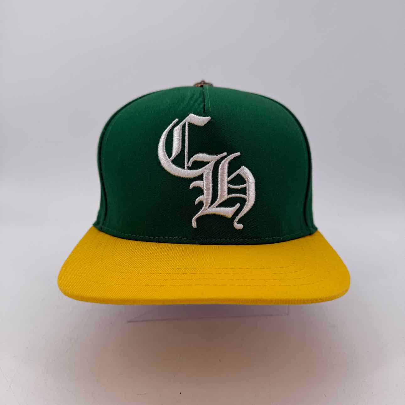 Chrome Hearts Snapback &quot;GREEN YELLOW&quot; Used Green Size OS