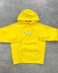 Supreme Hoodie "BANDANA BOX LOGO" Yellow Used Size S