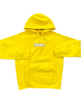 Supreme Hoodie "BANDANA BOX LOGO" Yellow Used Size S