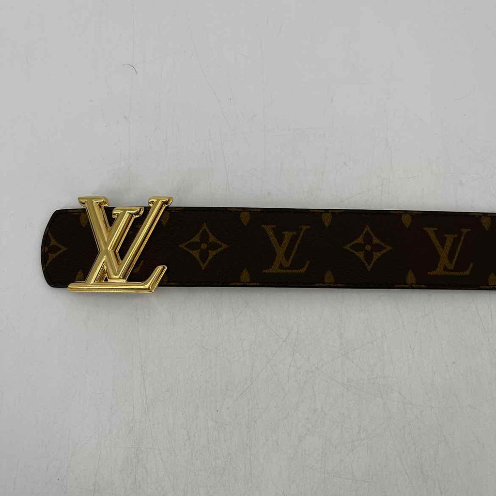 Louis Vuitton Belt "MONOGRAM" Used Brown Size 34