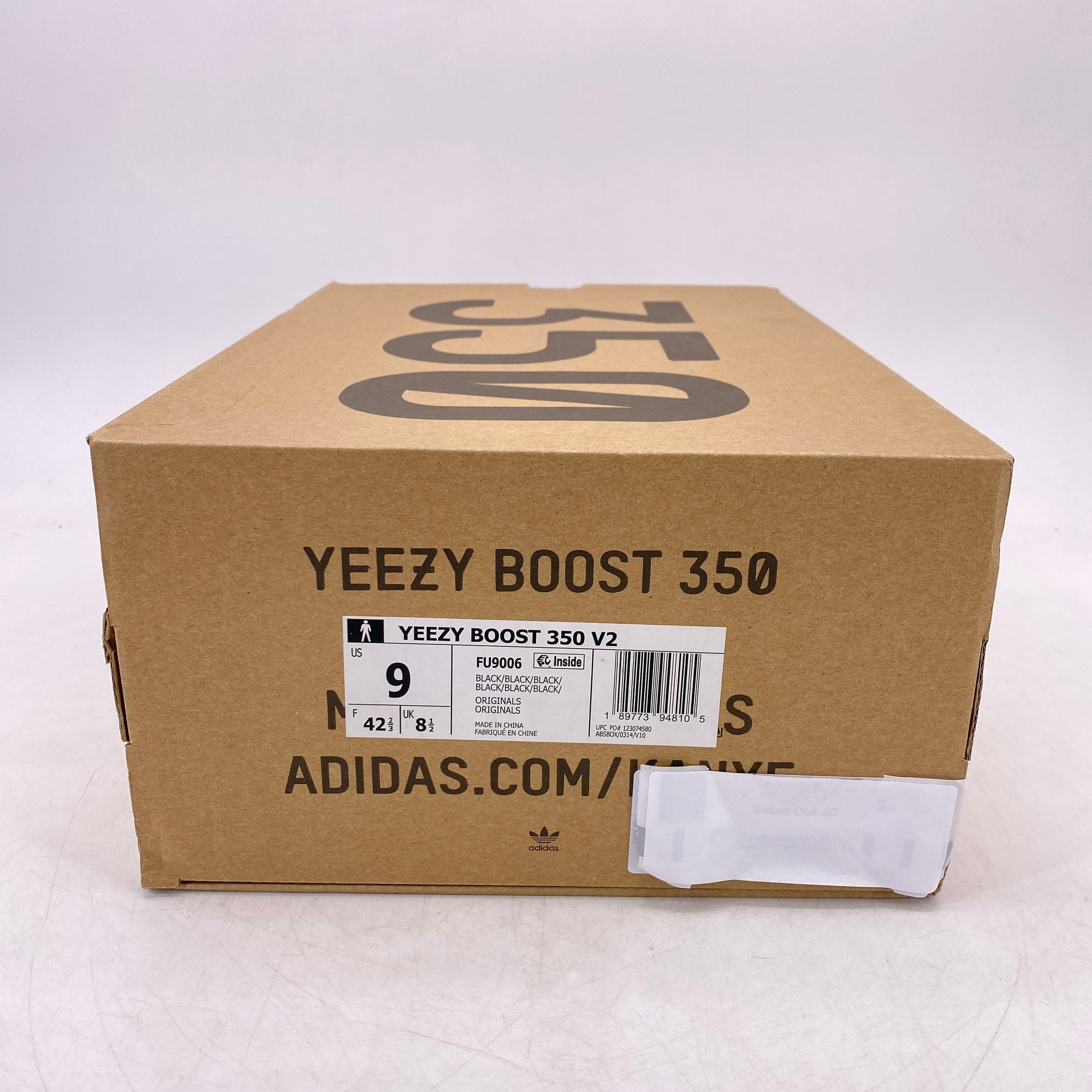 Yeezy 350 v2 &quot;Black Non-Reflective&quot; 2019 New Size 9