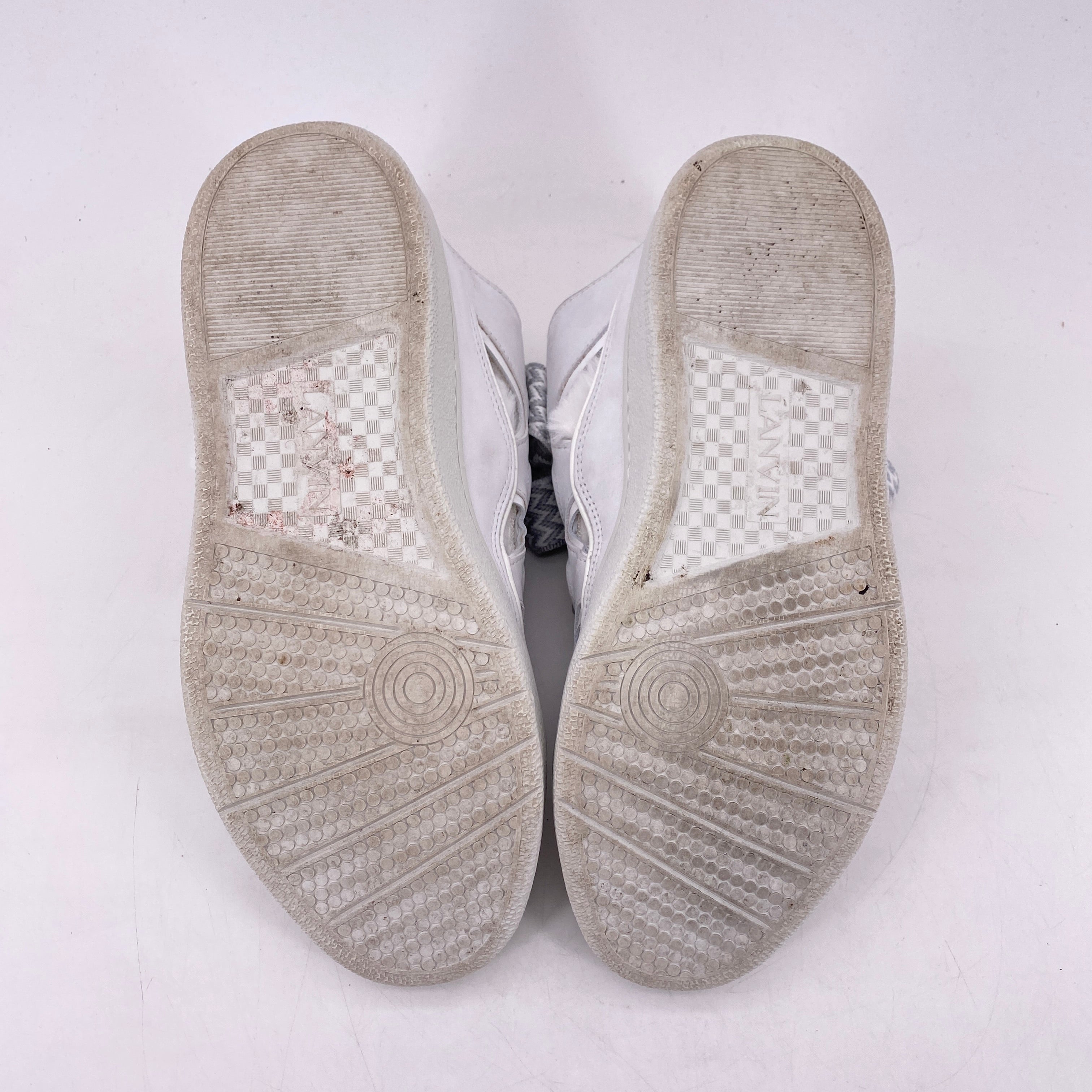 Lanvin Curb Sneaker Mule &quot;White&quot;  Used Size 44