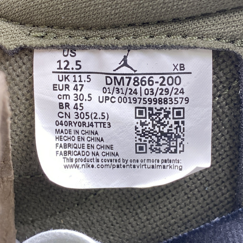 Air Jordan 1 Low OG SP "Travis Scott Medium Olive" 2024 New Size 12.5