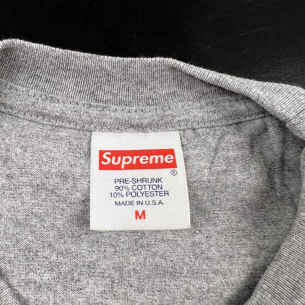 Supreme T-Shirt "DYNAMITE" Heather Grey New Size M
