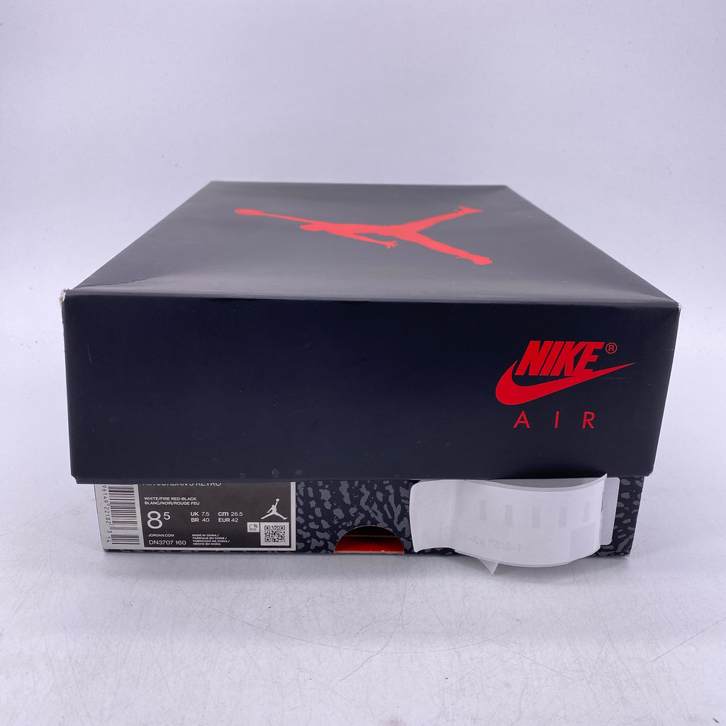 Air Jordan 3 Retro "Fire Red" 2022 New Size 8.5