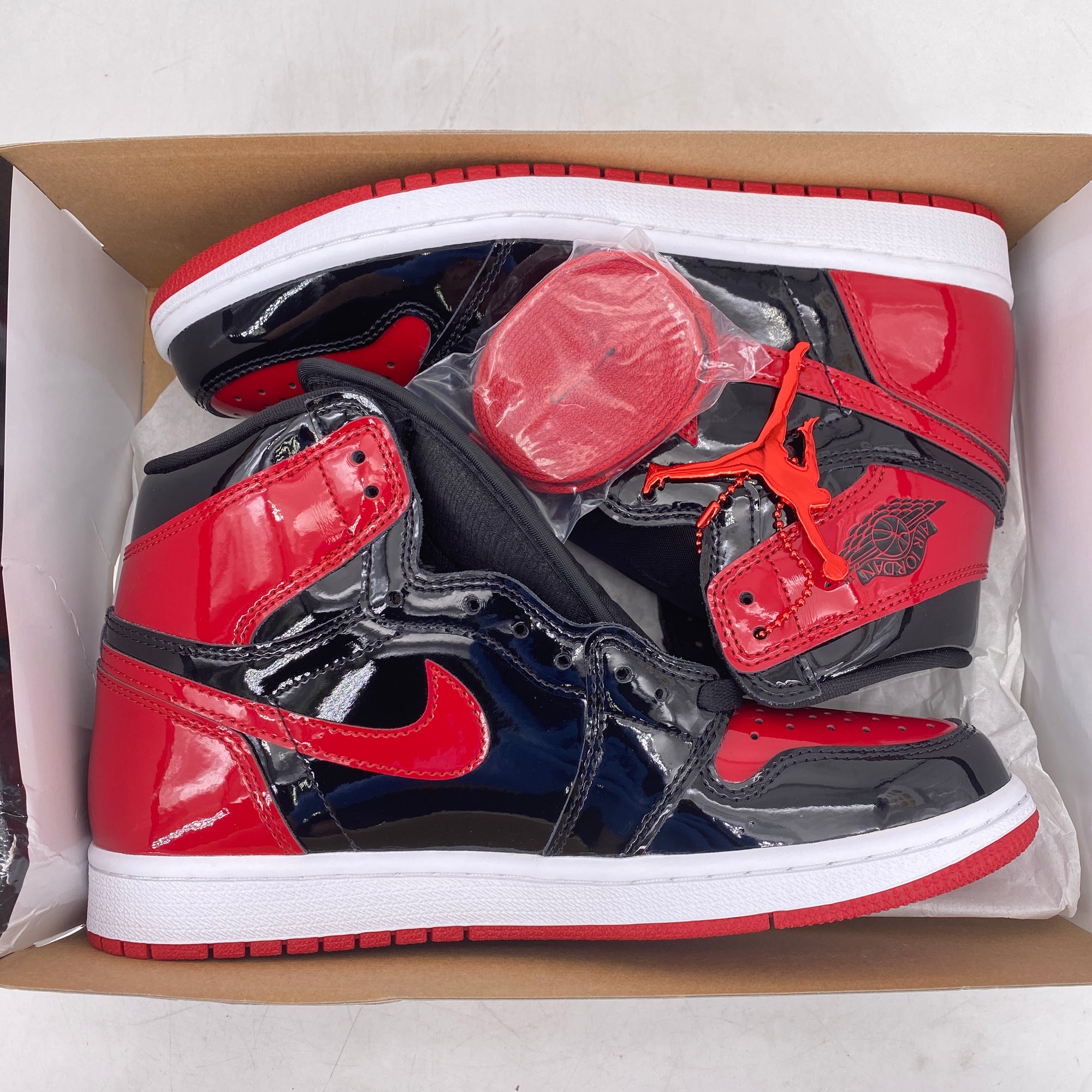 Air Jordan 1 Retro High &quot;Bred Patent&quot; 2021 New Size 8