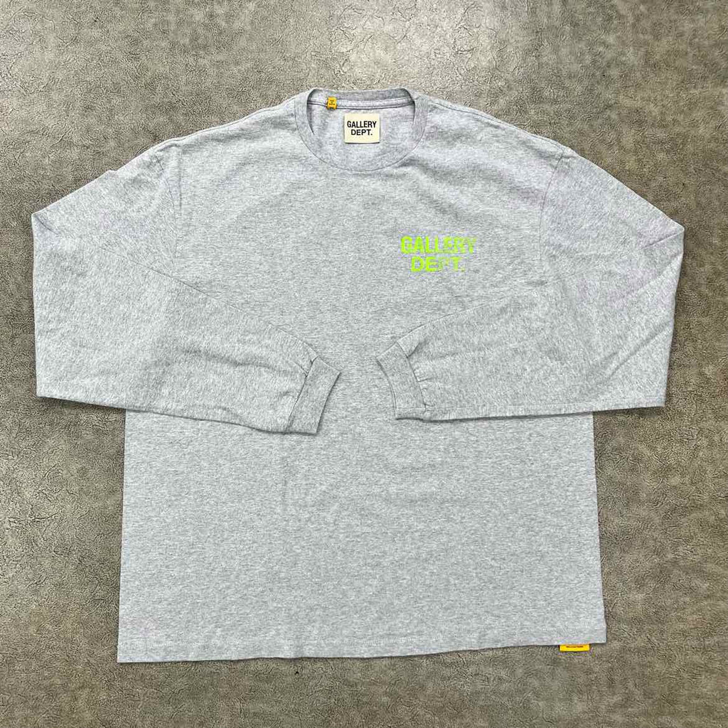 Gallery DEPT. Long Sleeve "LOGO" Heather Grey New Size XL