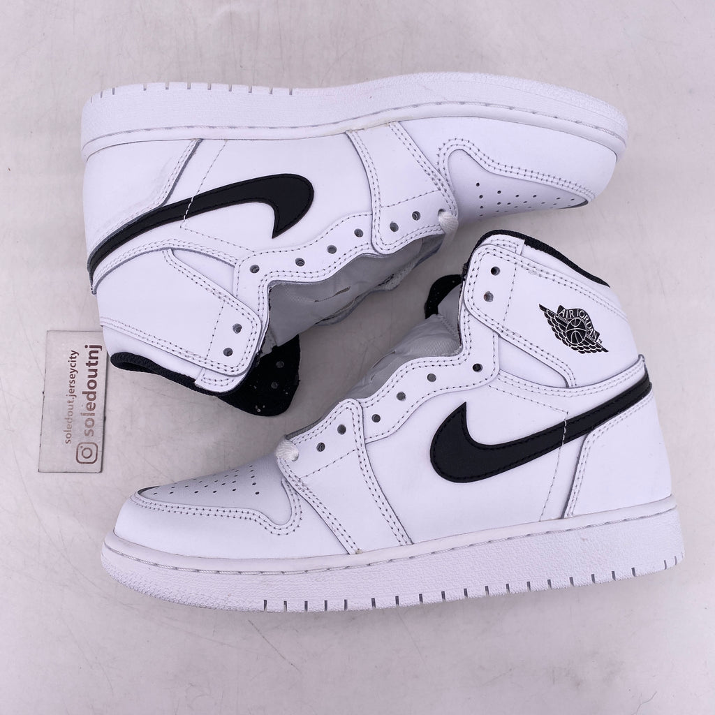 Air Jordan (GS) 1 Retro High OG "Ying Yang White" 2016 New Size 6Y