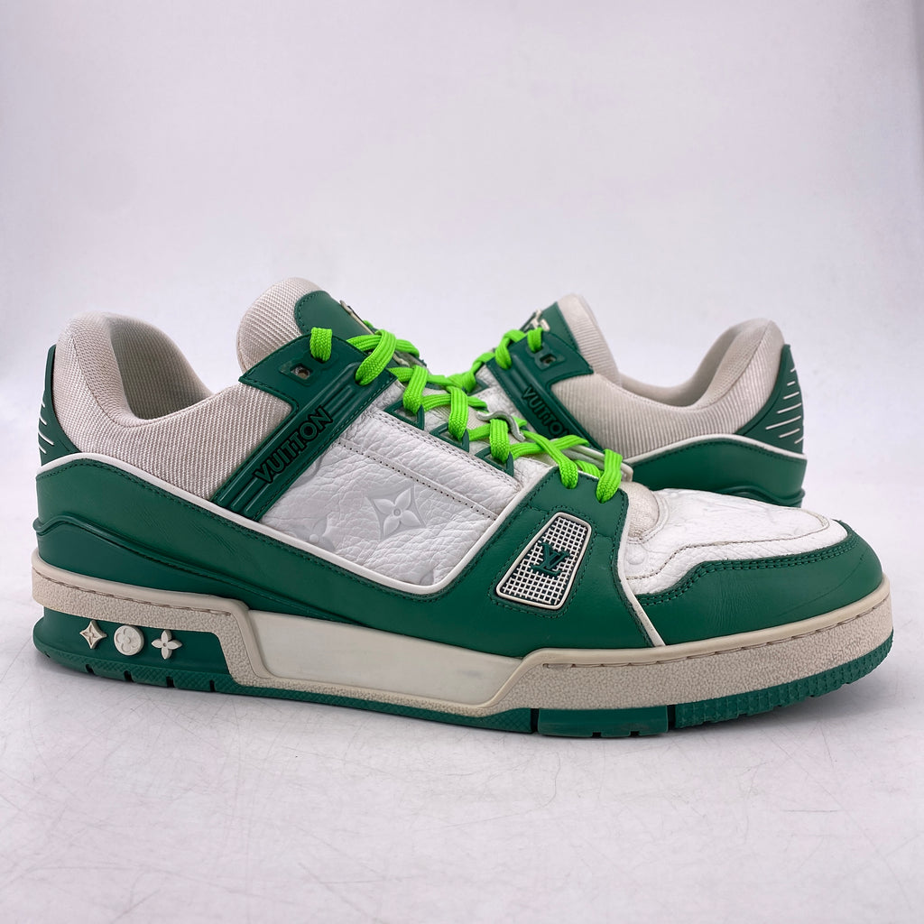 Louis Vuitton Trainer "Green" 2021 Used Size 10LV