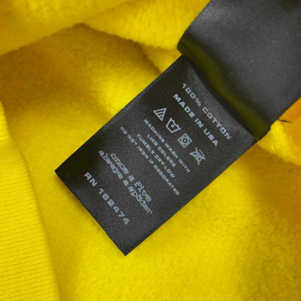 Sp5der Hoodie "LEGACY" Yellow New Size S