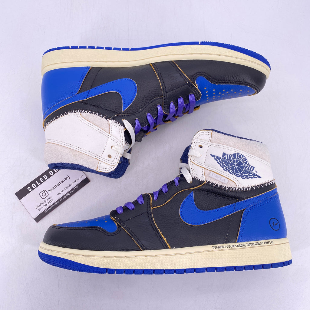Air Jordan 1 Retro High OG "Union Fragment Sport Royal" 2026 Used Size 10