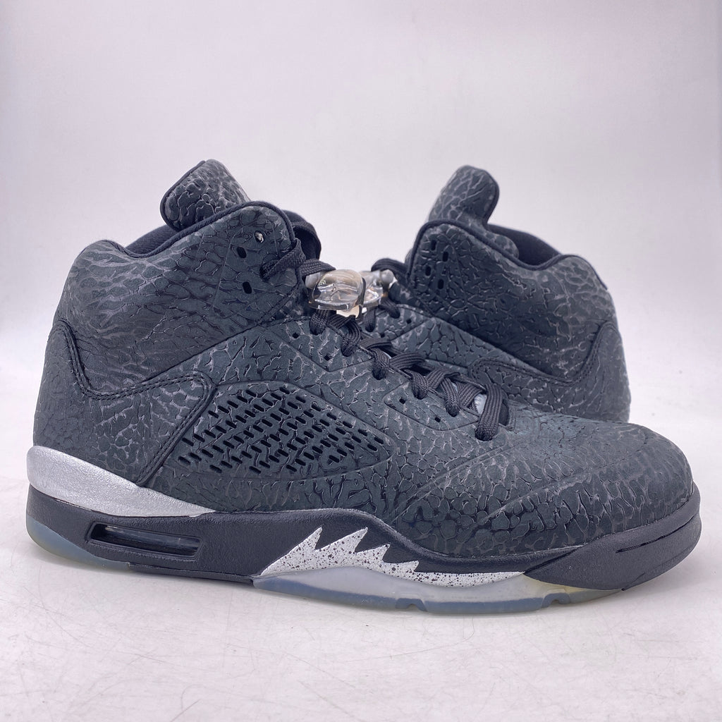 Air Jordan 5 Retro "3Lab5 Black Silver" 2014 Used Size 12