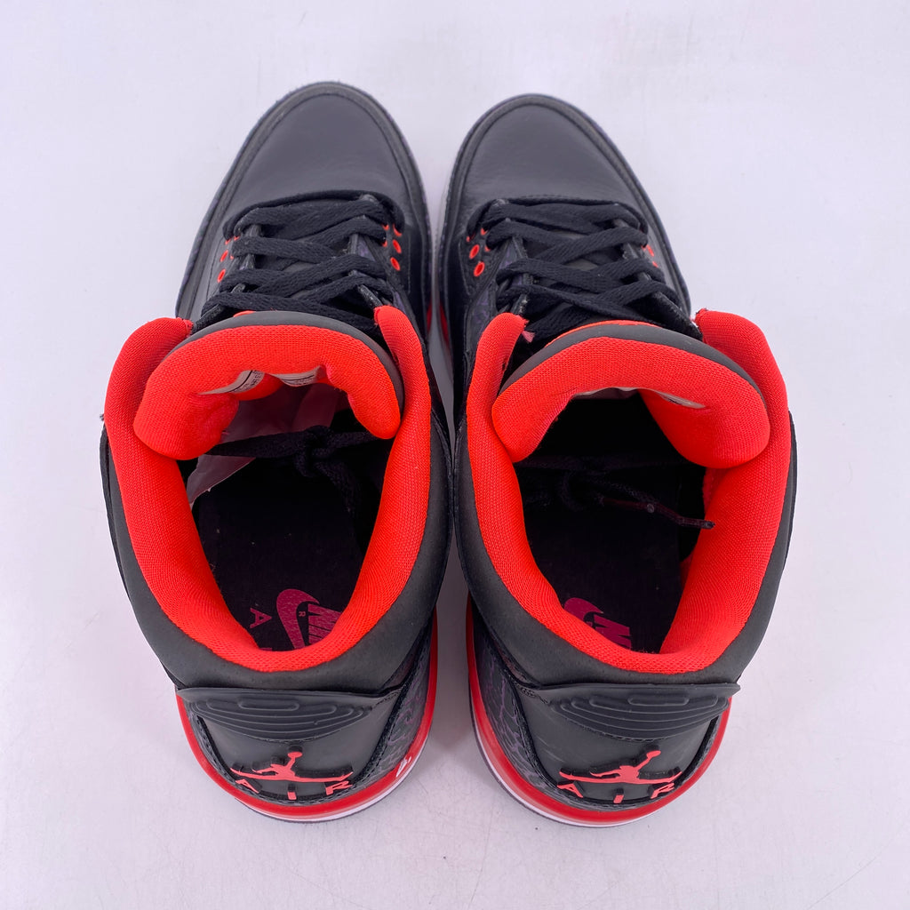 Air Jordan 3 Retro "Crimson" 2013 Used Size 10.5