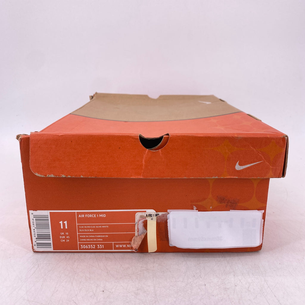 Nike Air Force 1 Mid "Classic Olive" 2005 New Size 11