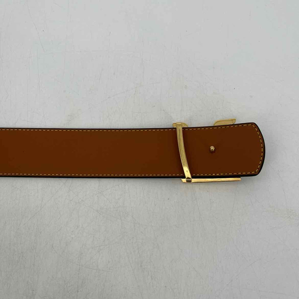 Louis Vuitton Belt "MONOGRAM" Used Brown Size 34