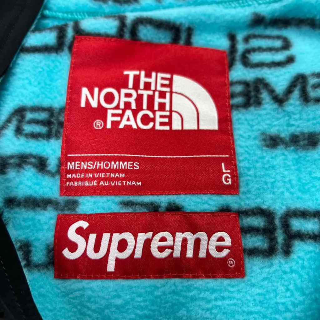 Supreme Fleece Jacket "AW21" Blue Used Size L