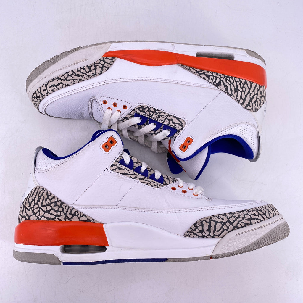Air Jordan 3 Retro "Knicks" 2019 Used Size 13