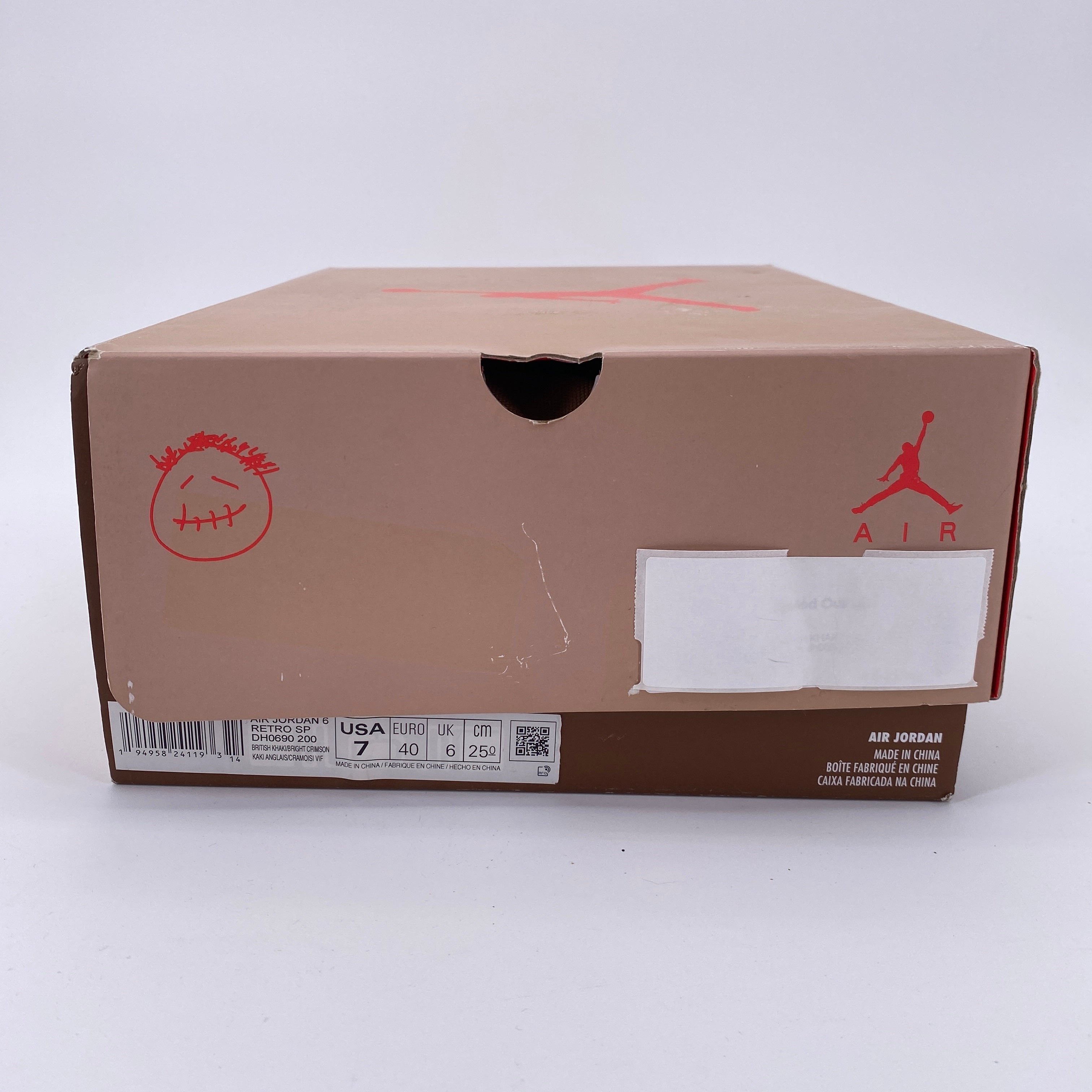 Air Jordan 6 Retro &quot;British Khaki&quot; 2021 New Size 7