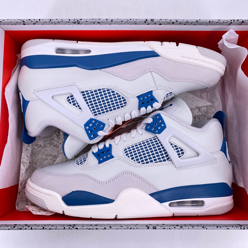 Air Jordan 4 Retro "Military Blue" 2024 New Size 10.5