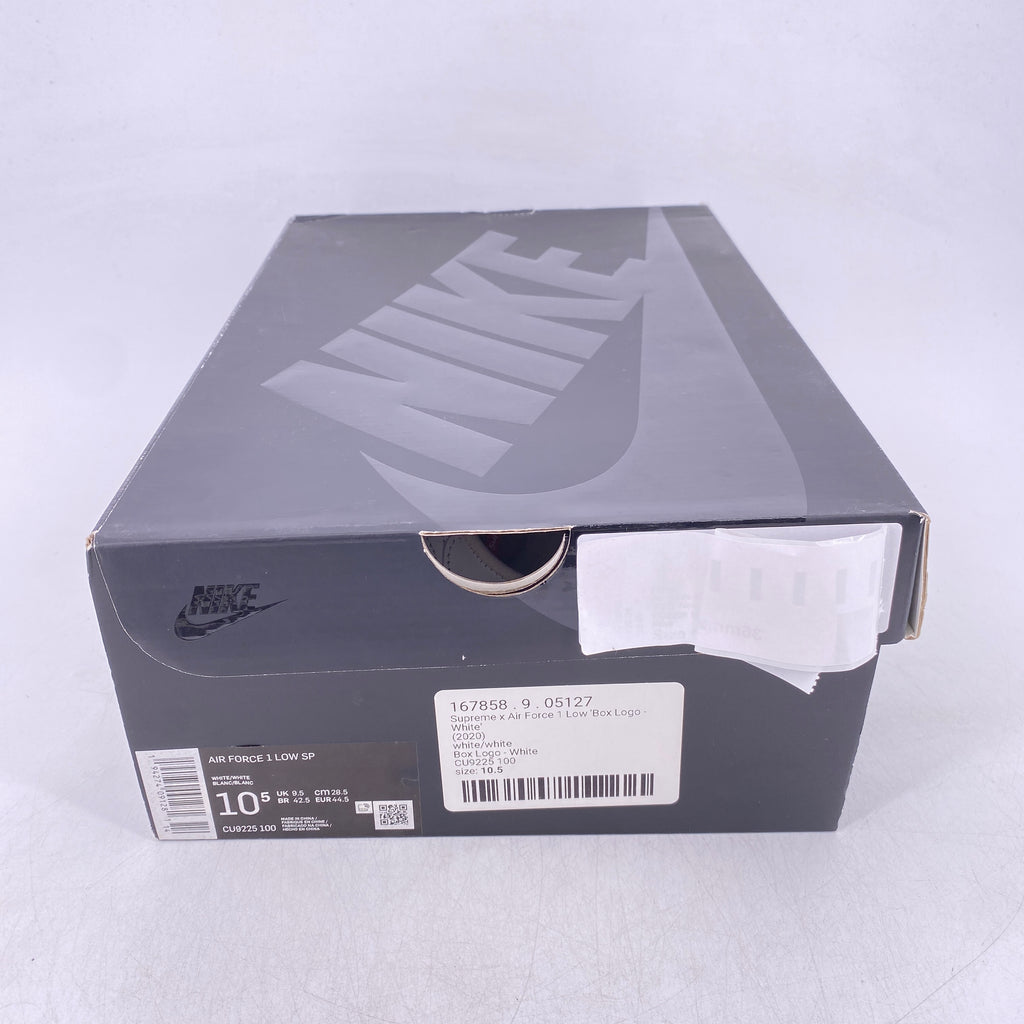 Nike Air Force 1 Low "Supreme White" 2020 New Size 10.5