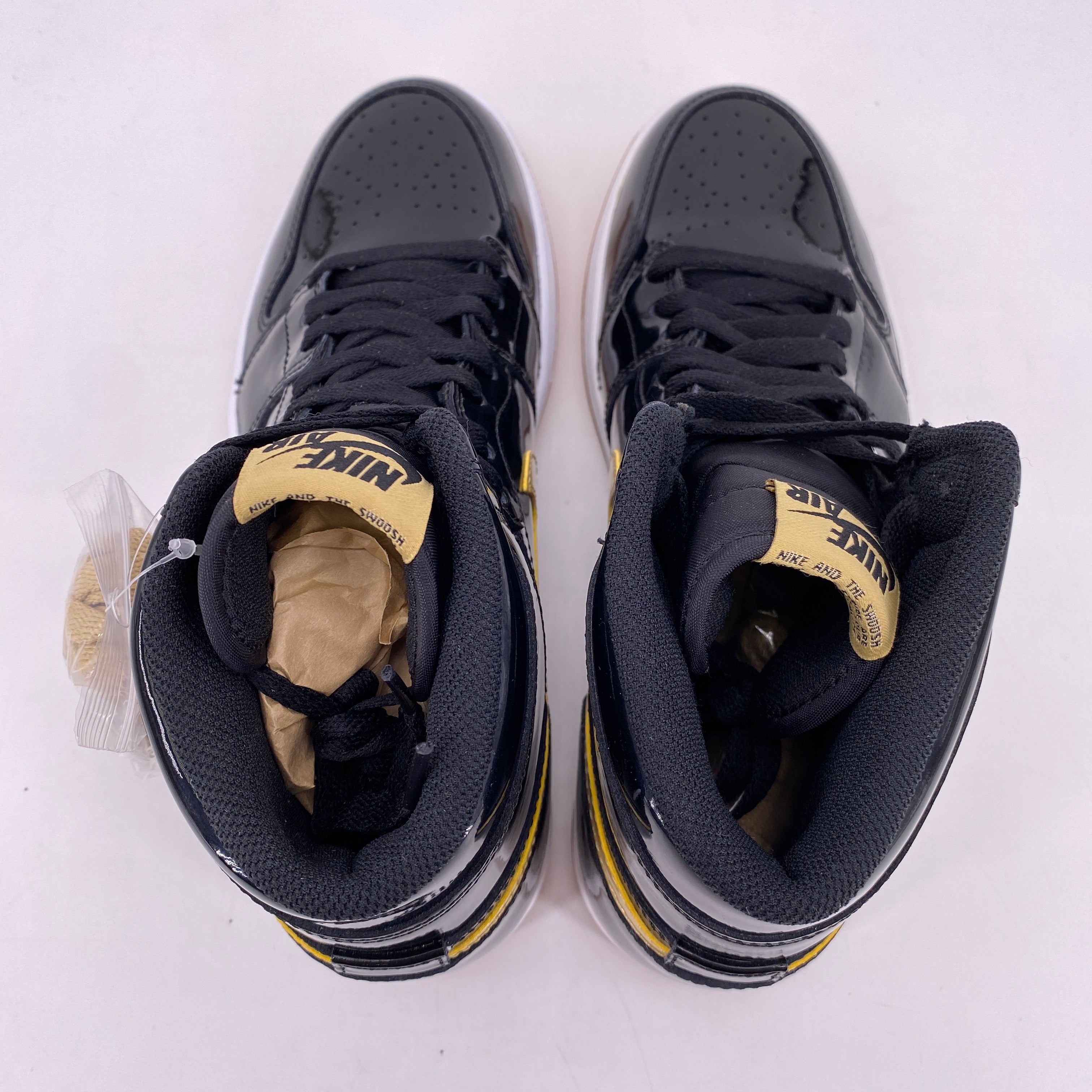 Air Jordan 1 Retro High OG &quot;Black Metallic Gold&quot; 2013 New Size 8