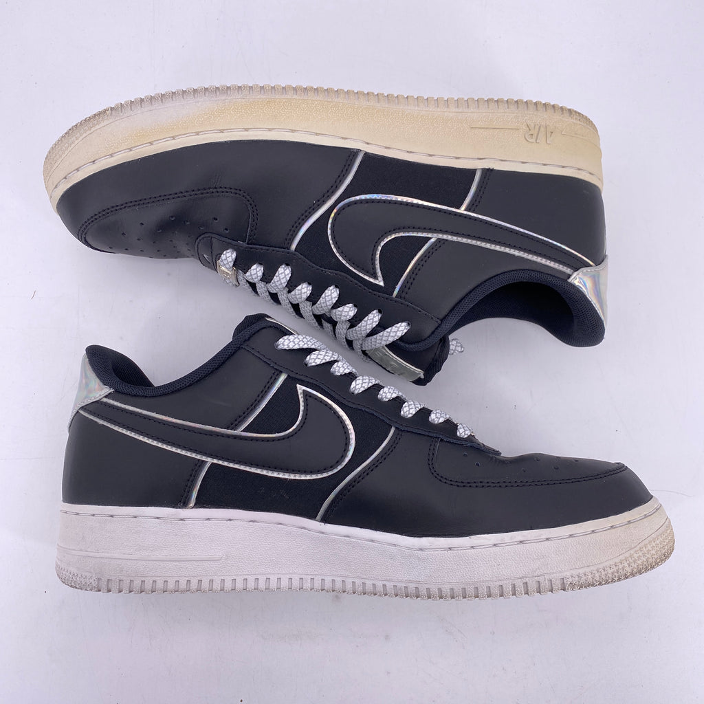 Nike Air Force 1 Low LV8 "Black Iridescent Outline" 2019 Used Size 11