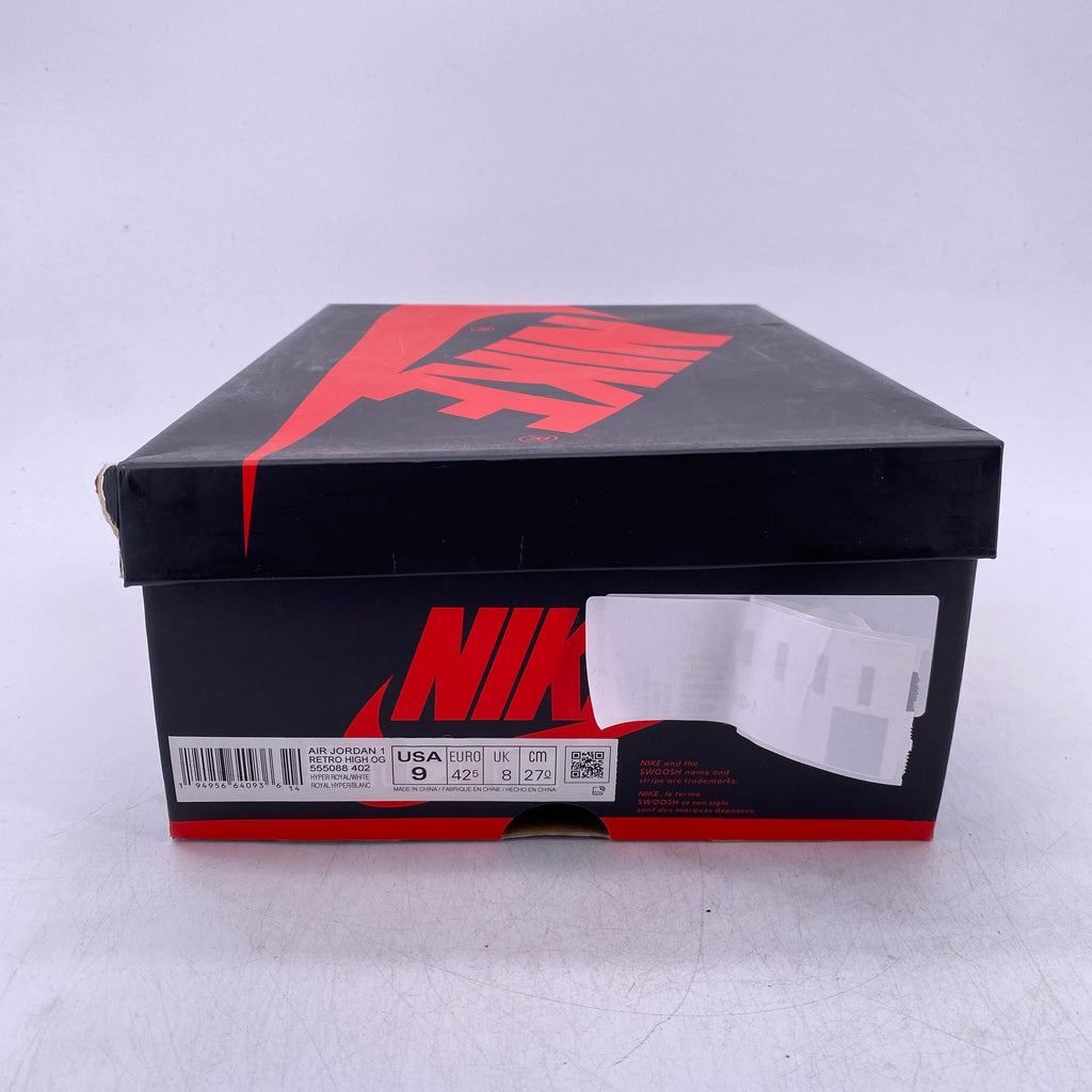 Air Jordan 1 Retro High OG "Hyper Royal Sg" 2021 Used Size 9